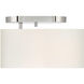 Midtown 1 Light 11 inch Polished Nickel Semi-Flush Ceiling Light